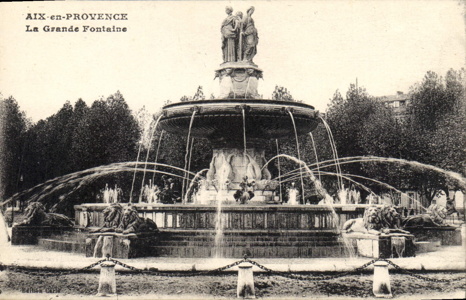 CPA Aix en Provence La Grande Fontaine 