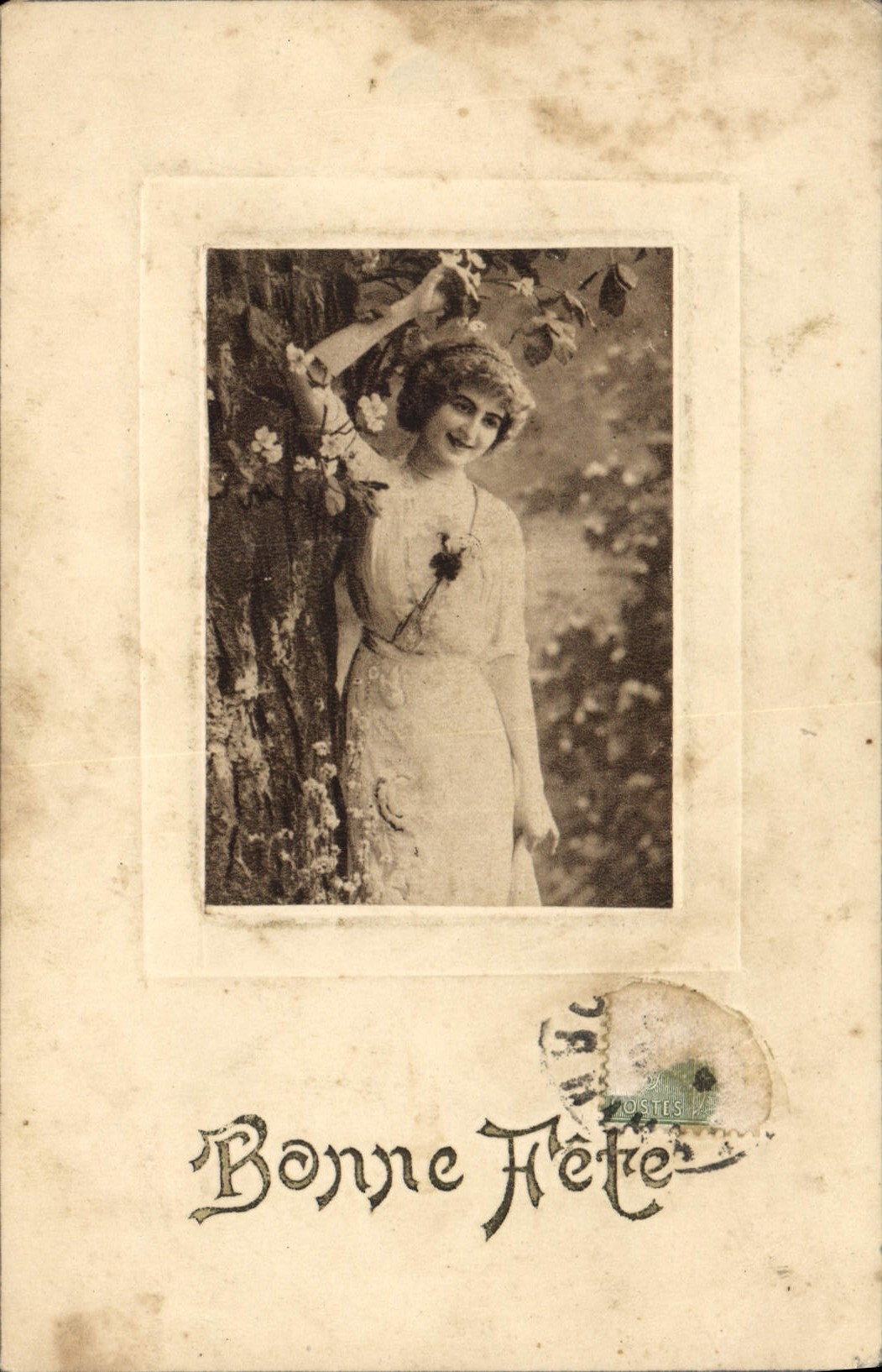 CPA Bonne Fete Femme