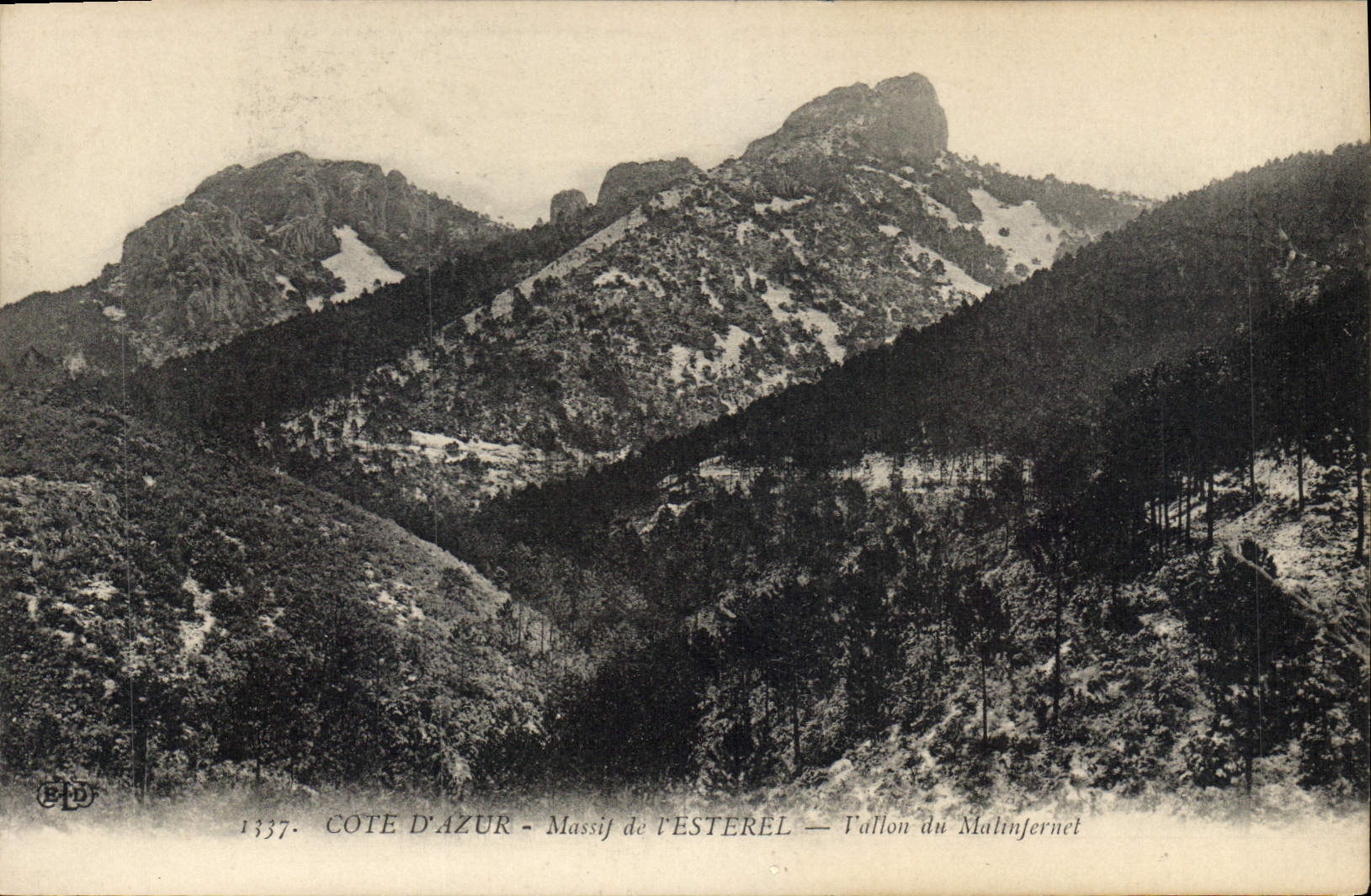 CPA Cote d'Azur Massif de L'Esterel Vallon du Malinfernal