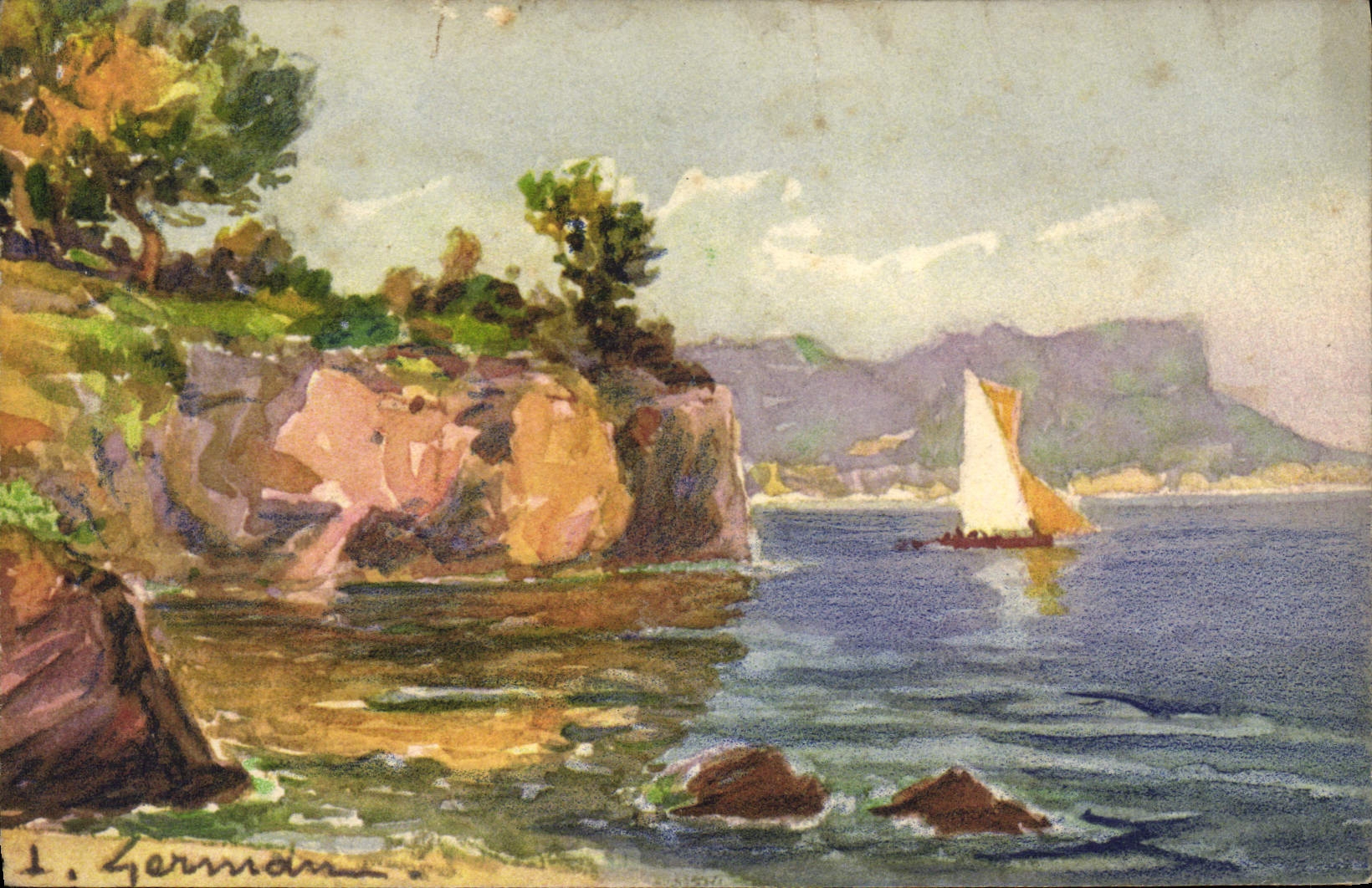 CPA L'Esterel France