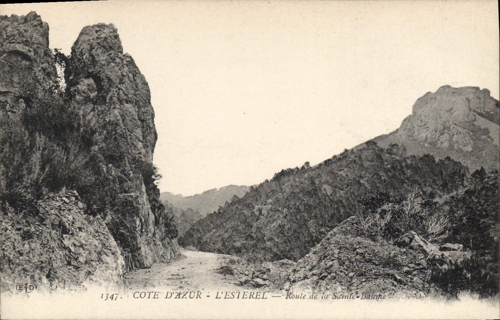 CPA Cote d'Azur L'Esterel Route de la Sainte Baume