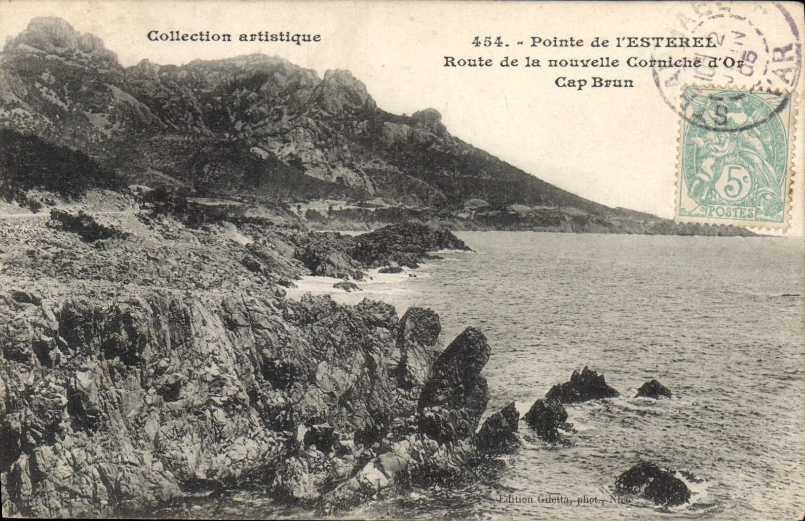 CPA Pointe de L'Esterel Route de la nouvelle Corniche d'Or Cap Brun