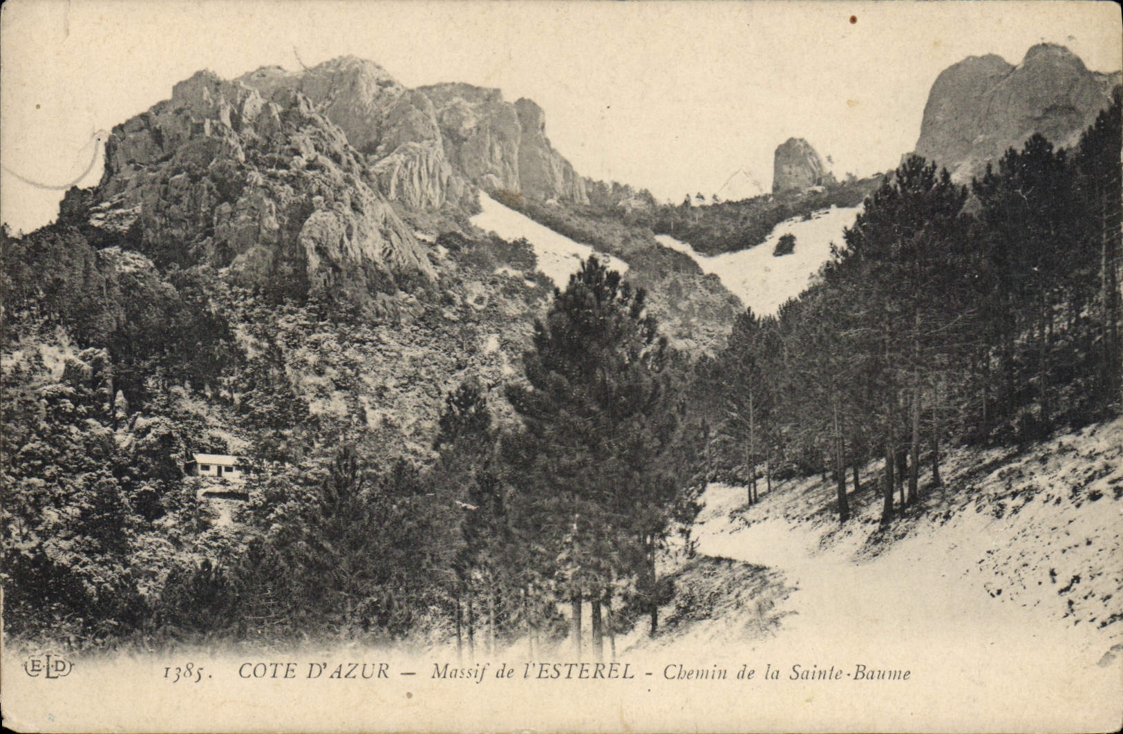 CPA Cote d'Azur Massif de L'Esterel Chemin de la Sainte Baume