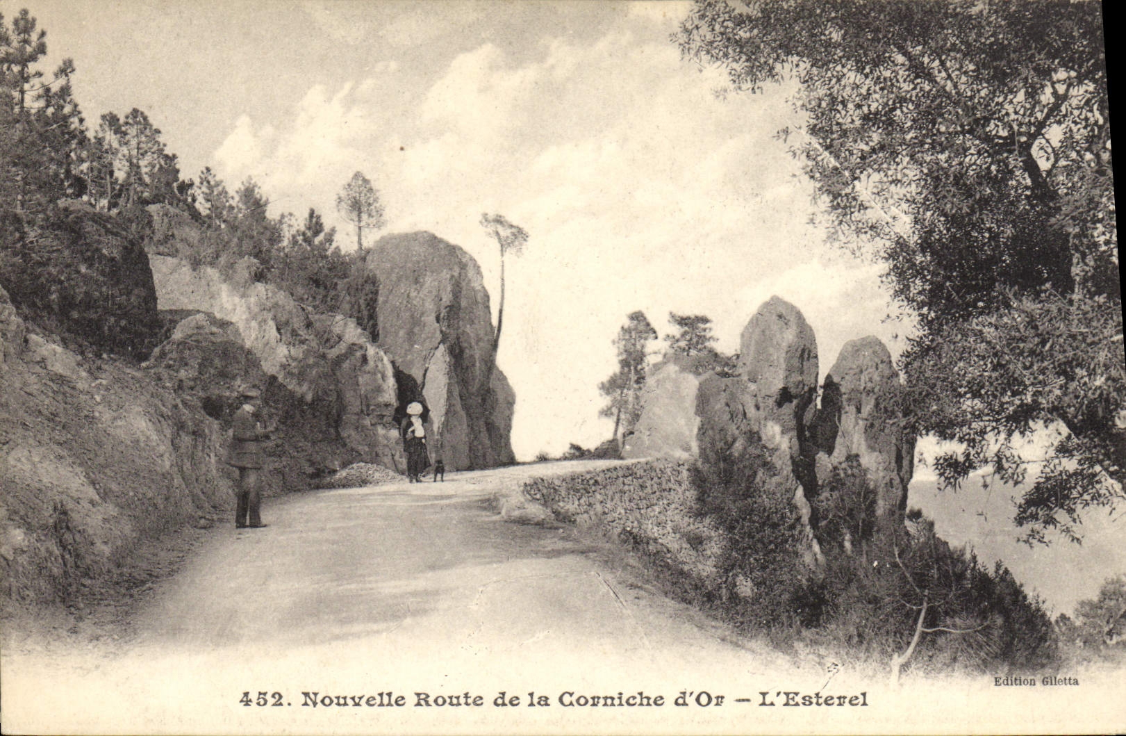 CPA Nouvelle Route de la Corniche d'Or L'Esterel