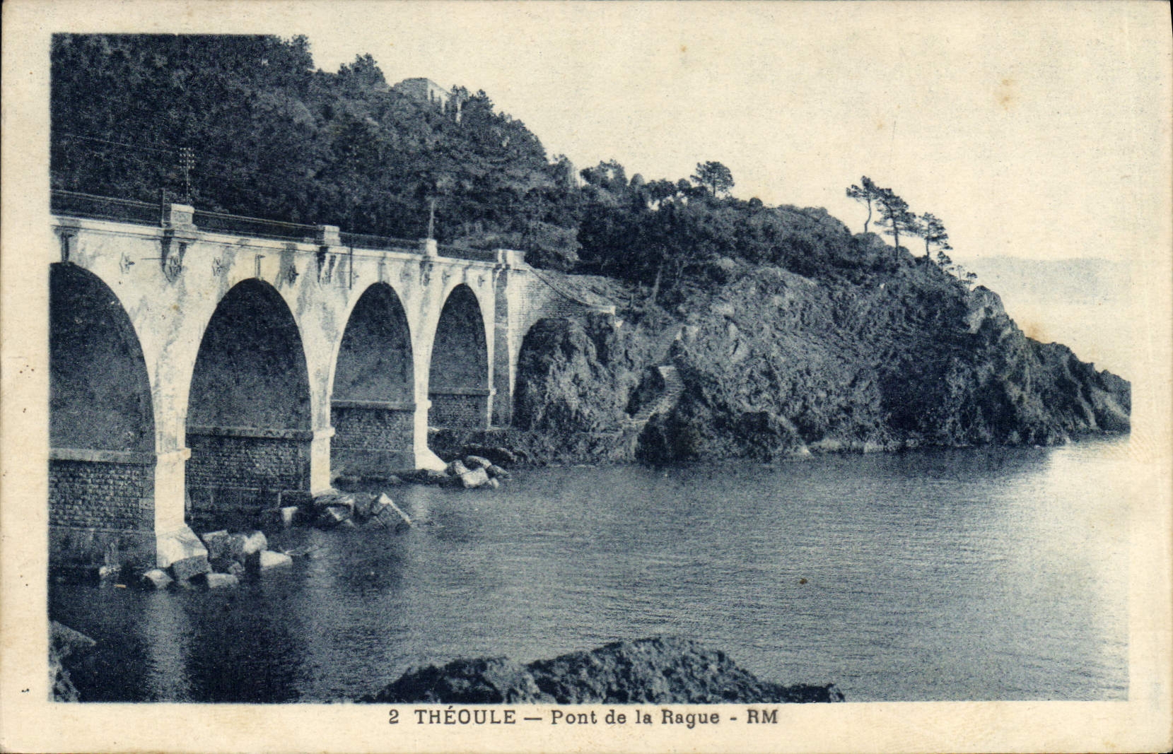 CPA Theoule Pont de la Rague 