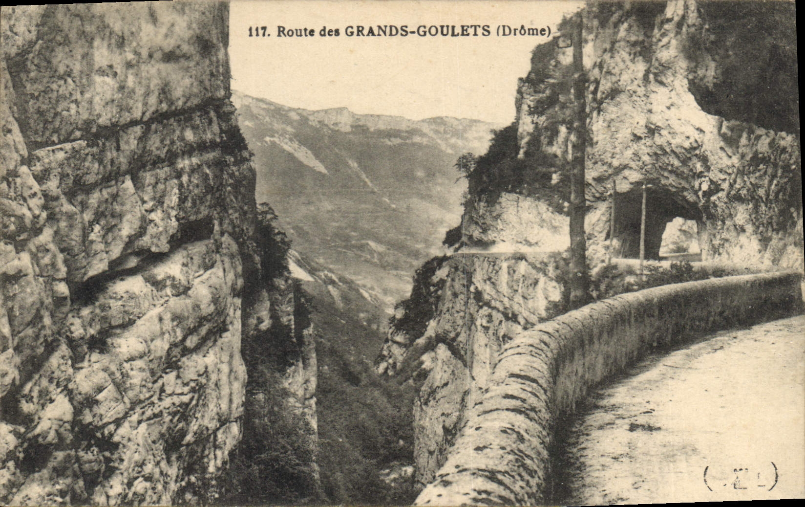 CPA Route des Grands Goulets Drome