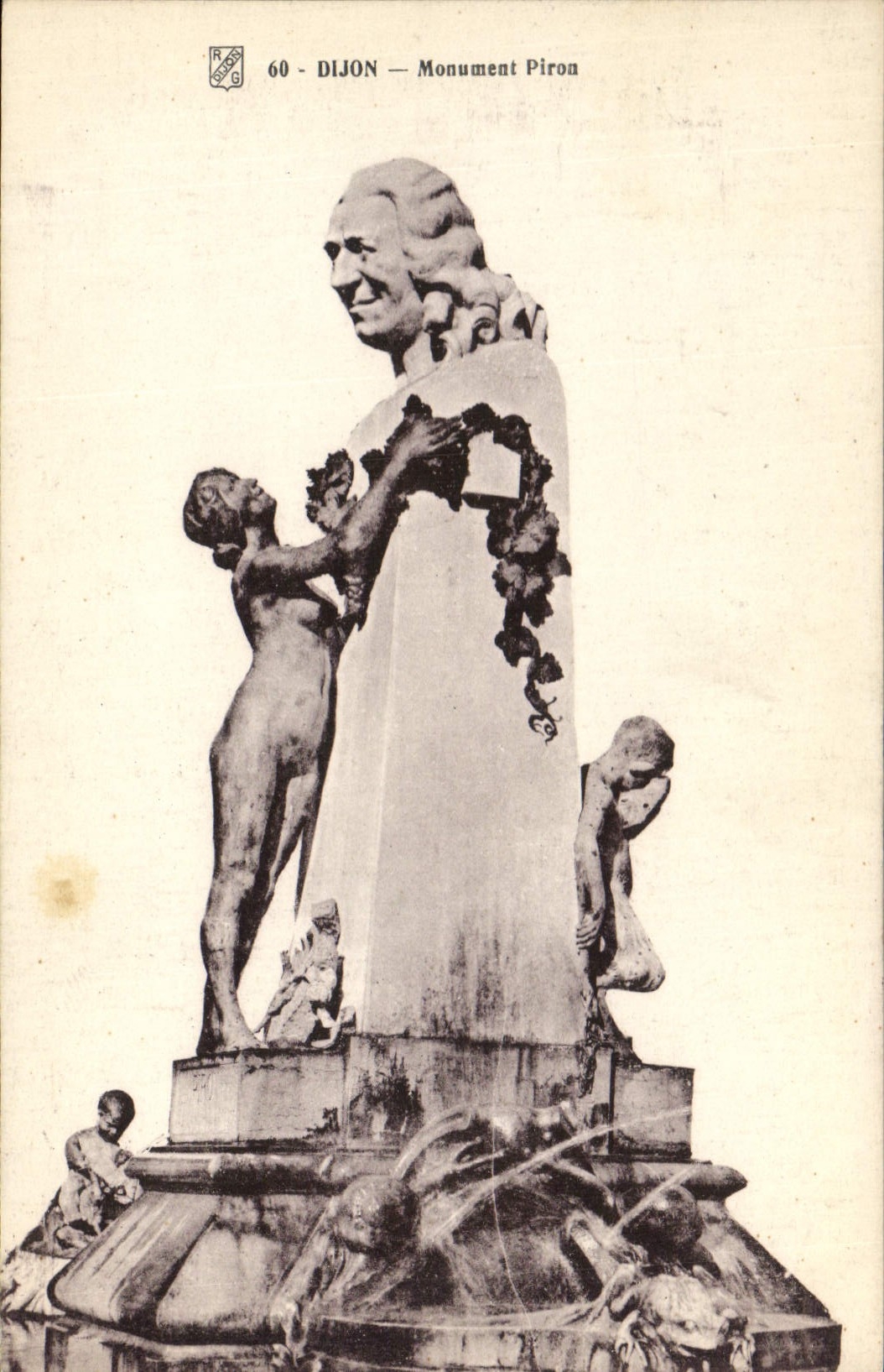 CPA Dijon Monument Piron 