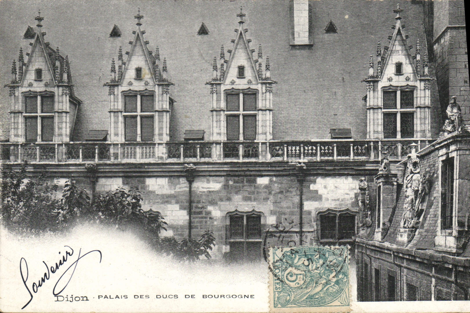 CPA Dijon Palais Des Ducs De Bourgogne 