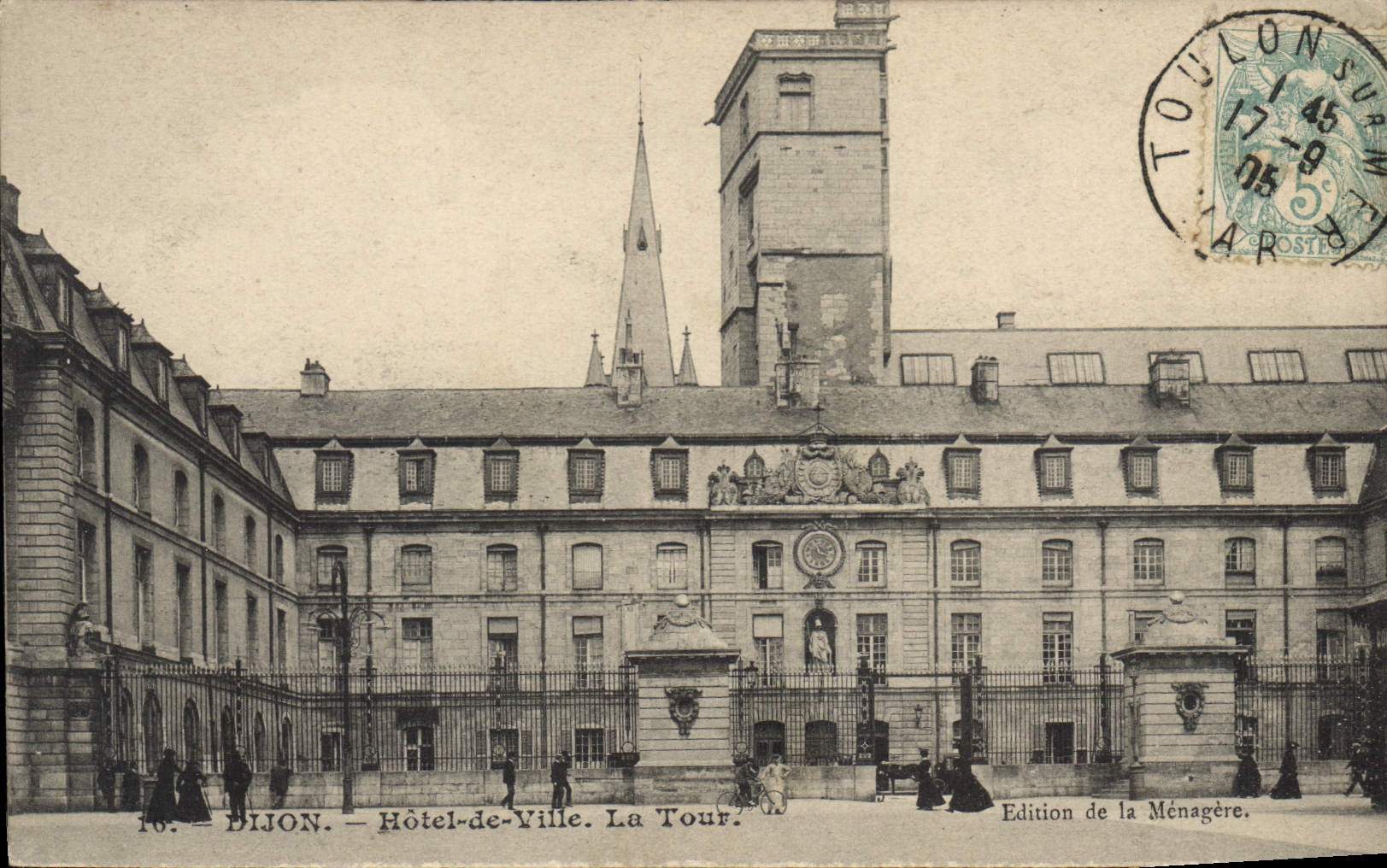 CPA Dijon Hotel de Ville La Tour 