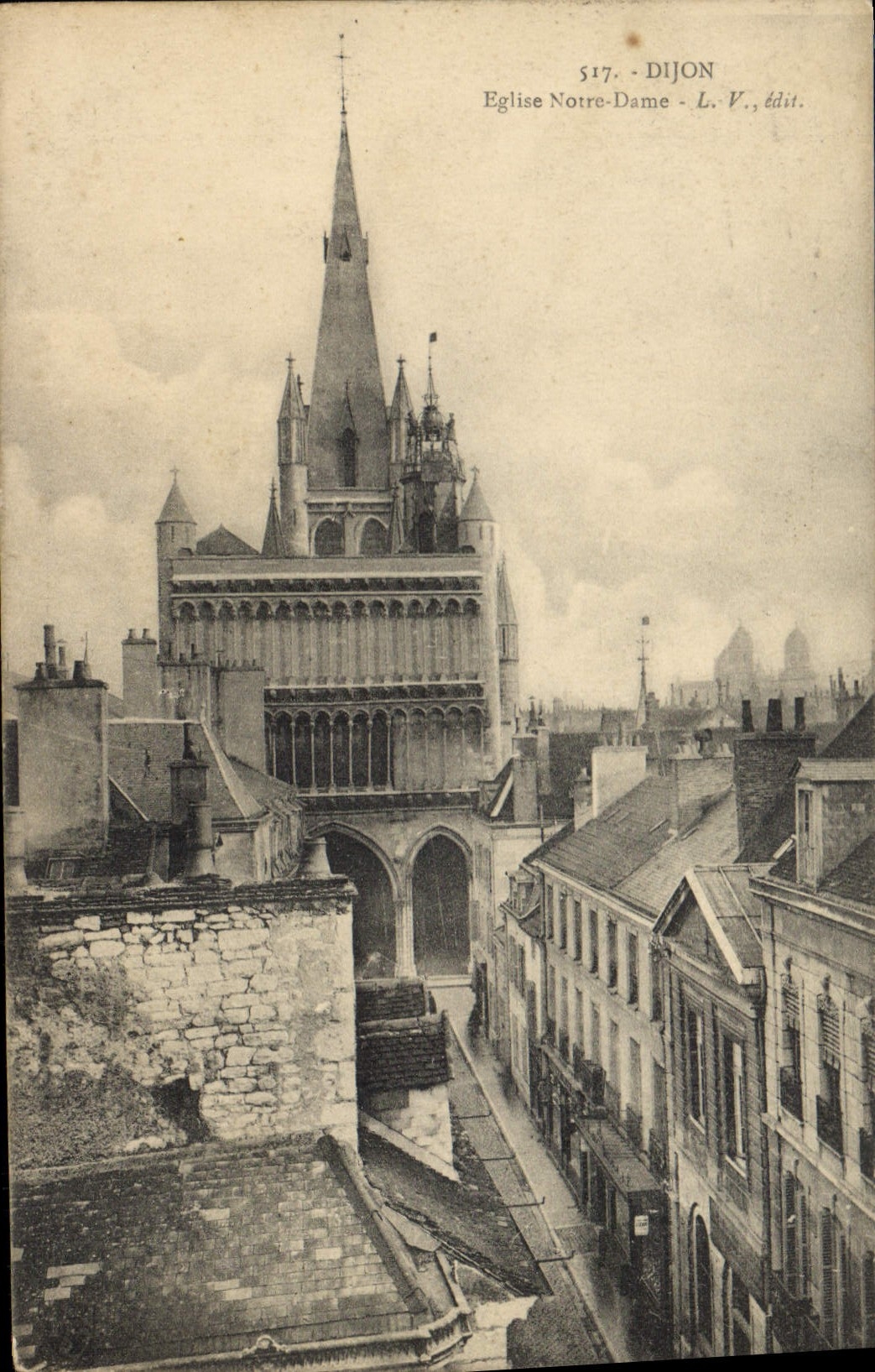 CPA Dijon Eglise Notre Dame L V 