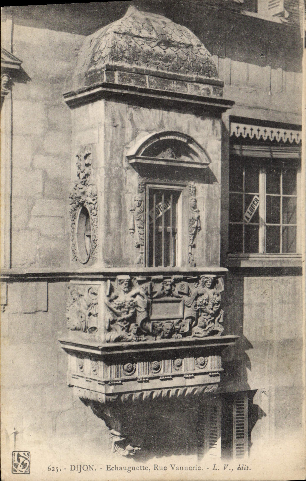 CPA Dijon Echauguette Rue Vennerie L V 