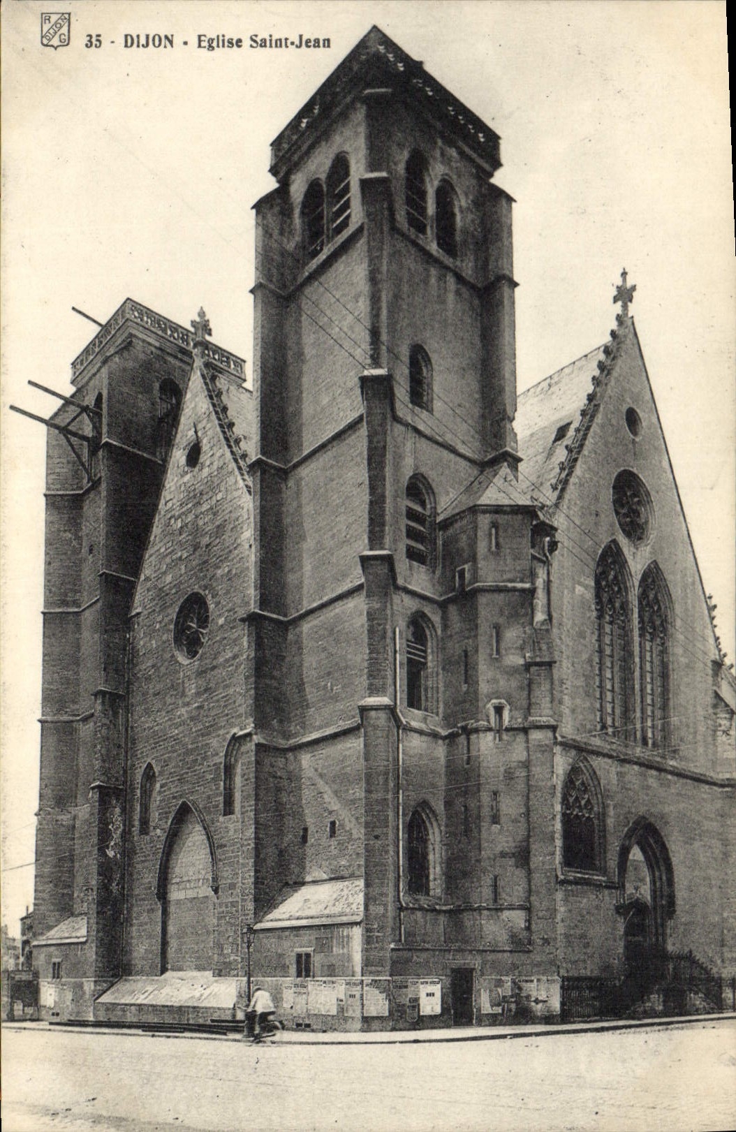 CPA Dijon Eglise Saint Jean 