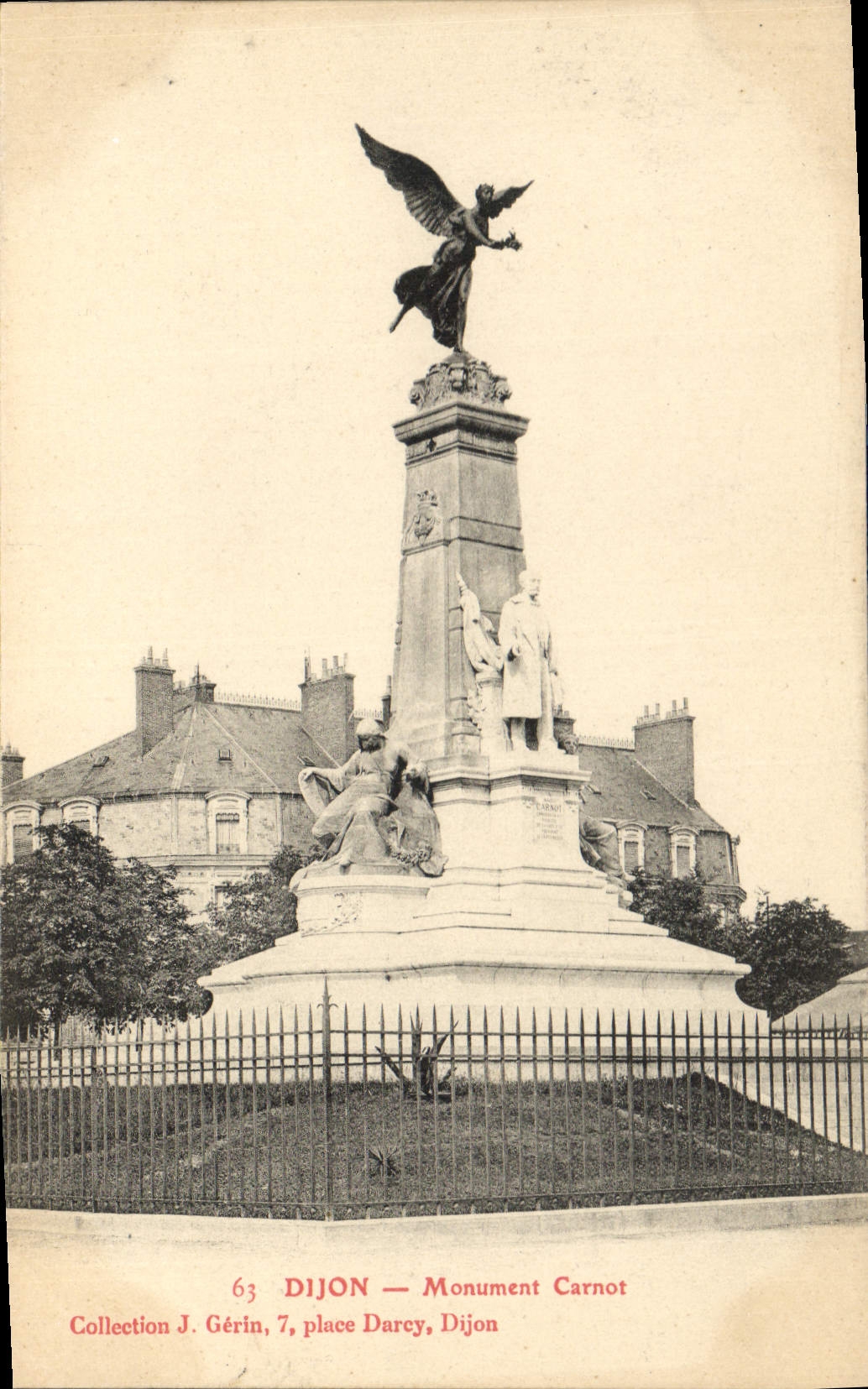 CPA Dijon Monument Carnot 