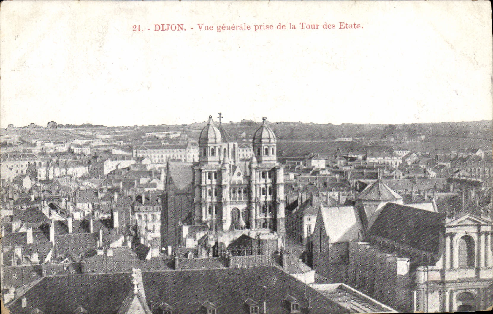 CPA Dijon Vue generale prise de la Tour des Etats 