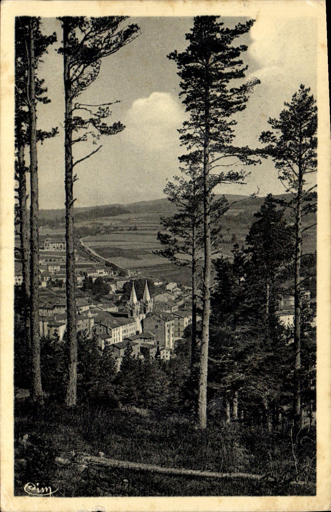 CPA La Louvesc Ardeche Vue sur la Ville 