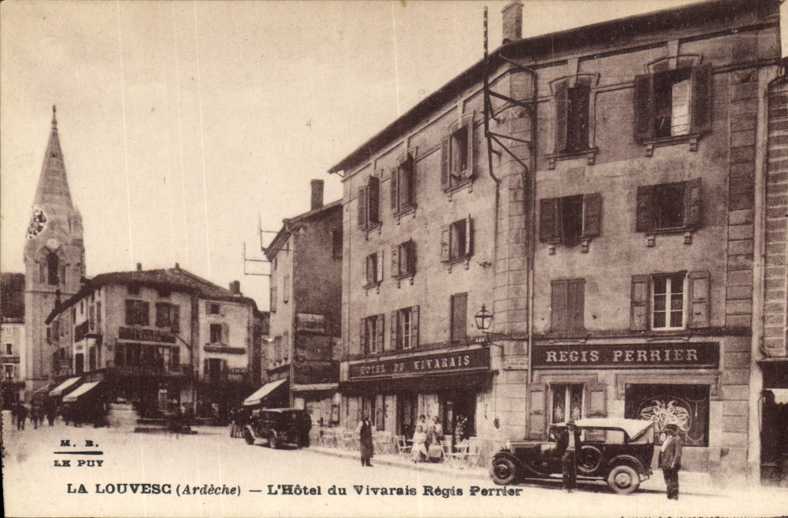 CPA La Louvesc Ardeche L'Hotel du Vivarais Regis Perrier 