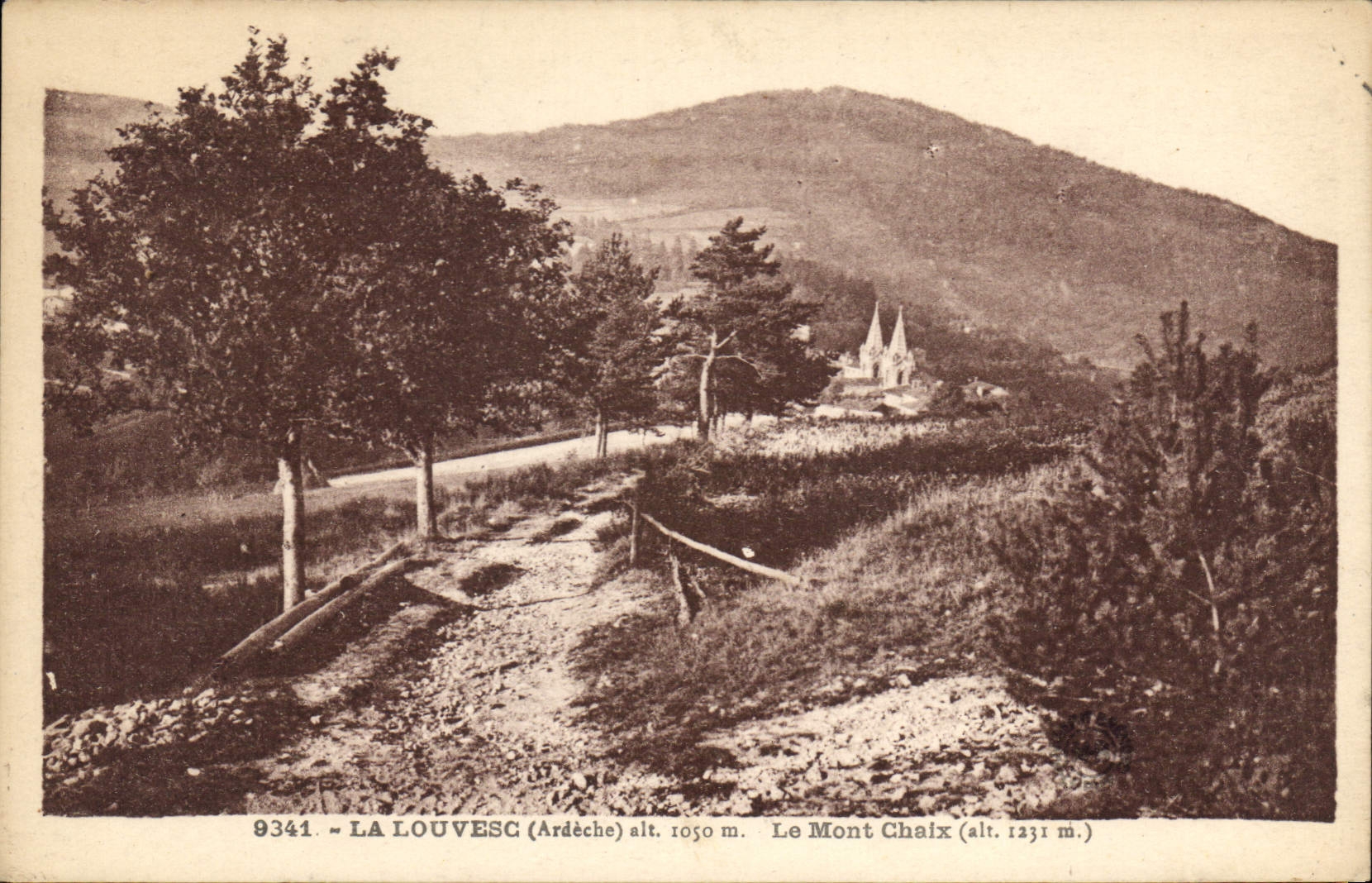 CPA La Louvesc Ardeche Le Mont Chaix 