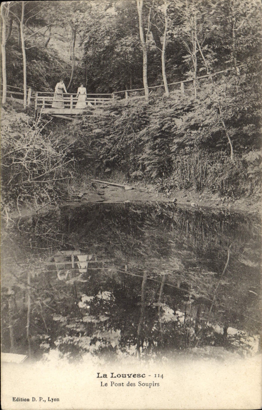 CPA La Louvesc Le Pont des Soupirs 