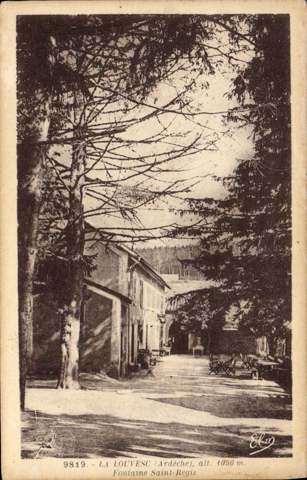 CPA La Louvesc Ardeche Fontaine Saint Regis 