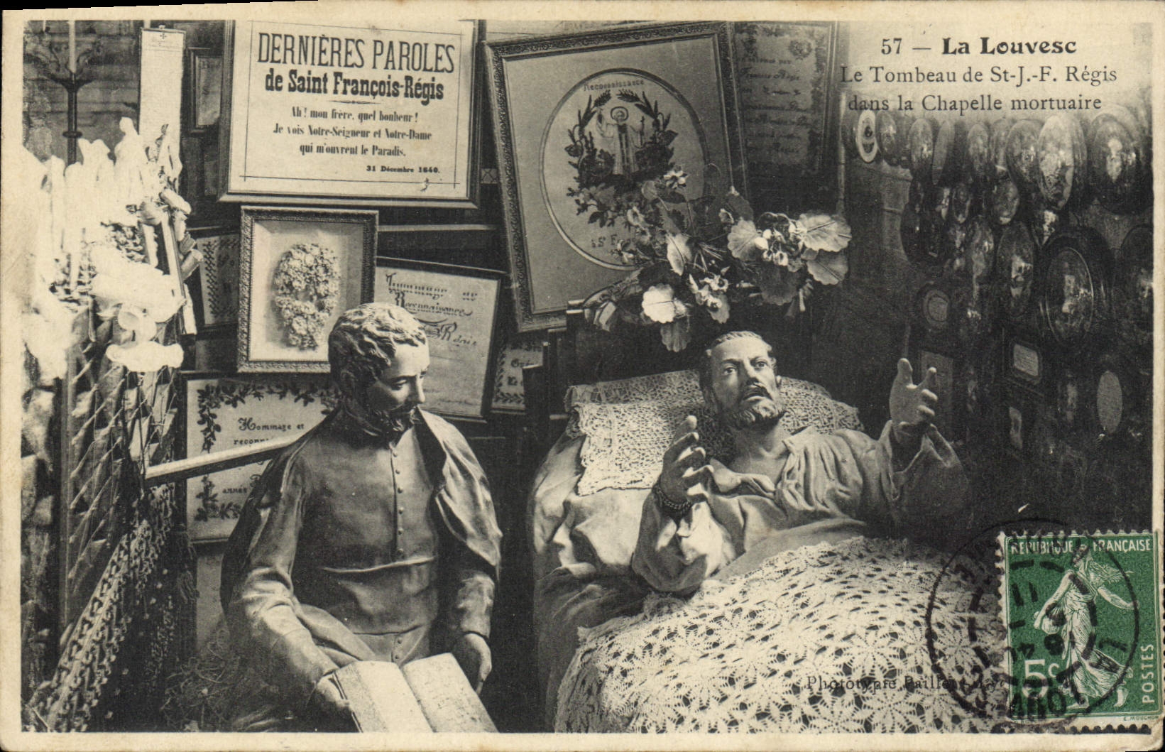 CPA La Louvesc Le Tombeau de St J F Regis dans la Chapelle mortuaire