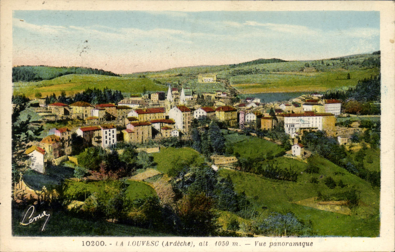 CPA La Louvesc Ardeche Vue panoramique