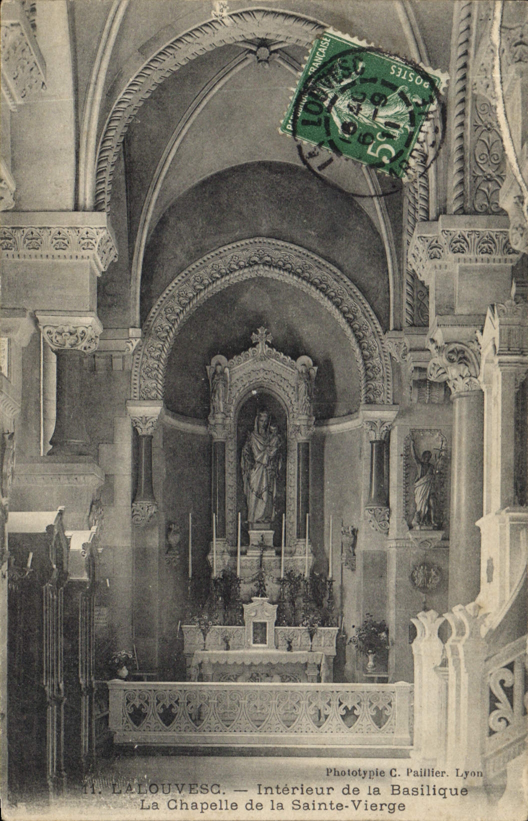 CPA La Louvesc Interieur de la Basilique La Chapelle de la Sainte Vierge 