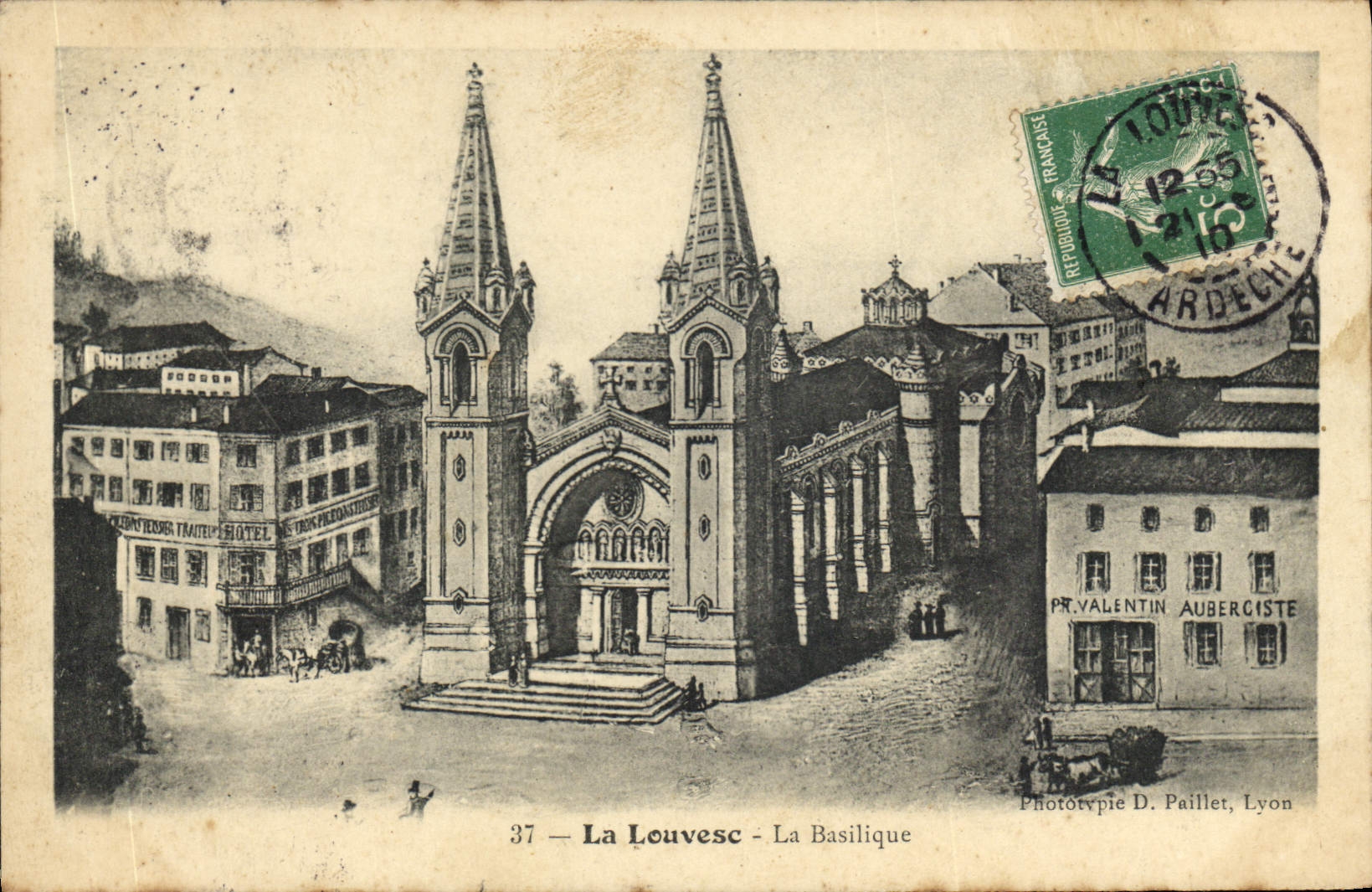 CPA La Louvesc La Basilique 