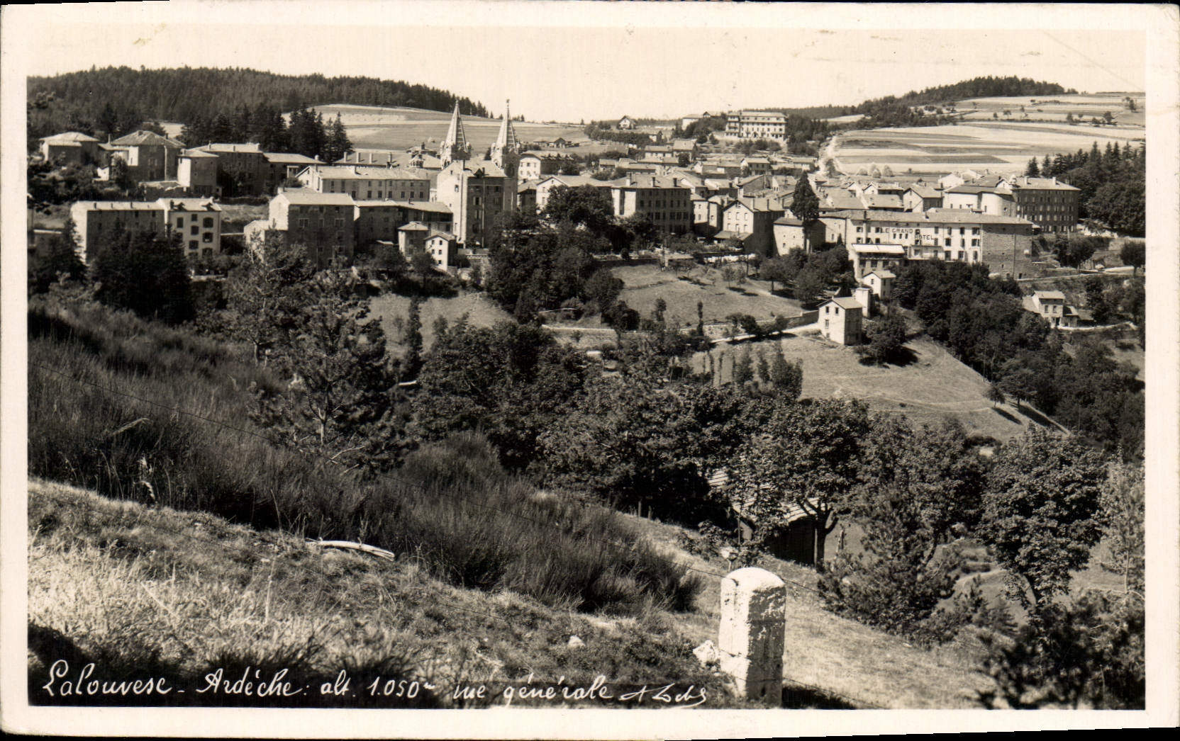CPA La Louvesc Ardeche vue Generale 