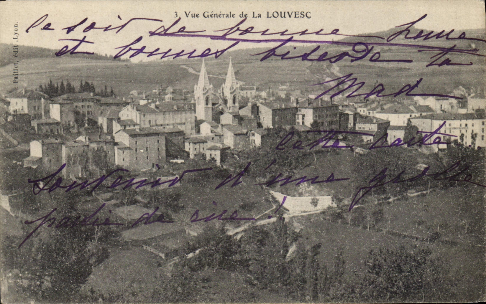 CPA Vue Generale de La Louvesc 