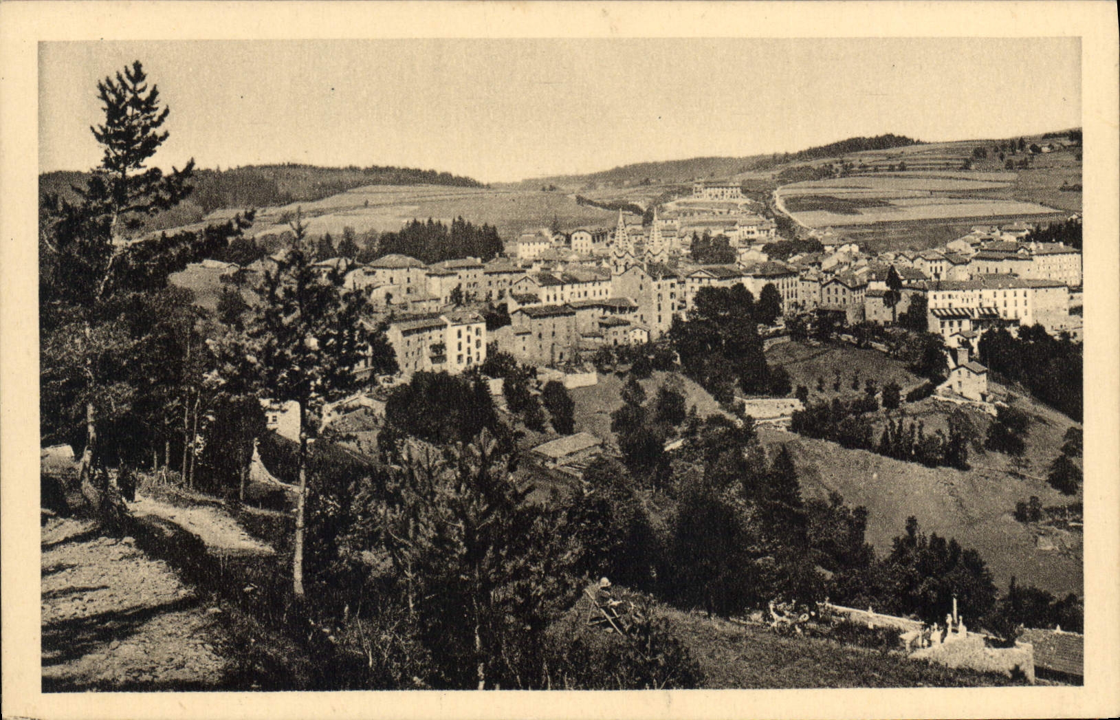 CPA La Louvesc Ardeche vue Generale 