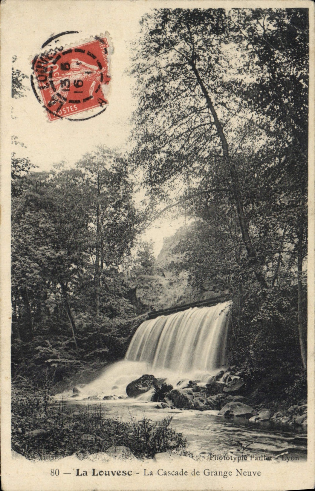 CPA La Louvesc La Cascade de Grange Neuve