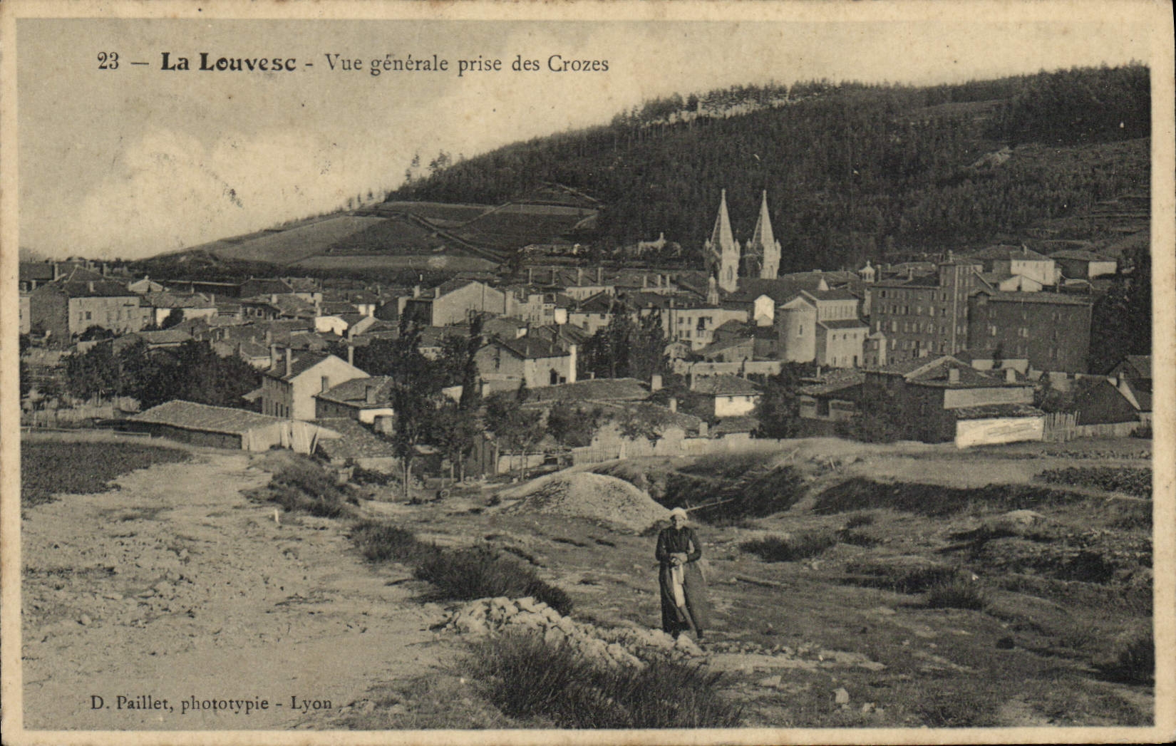 CPA La Louvesc vue generale prise des Crozes 