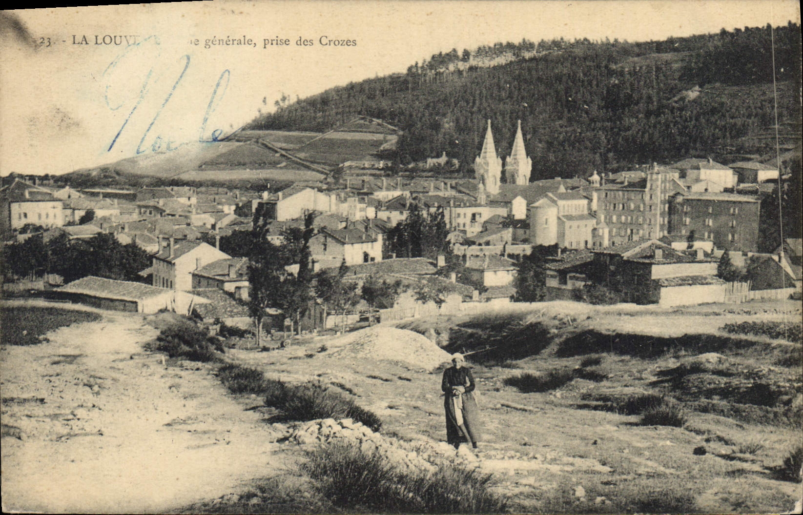 CPA La Louvesc Vue generale des Crozes