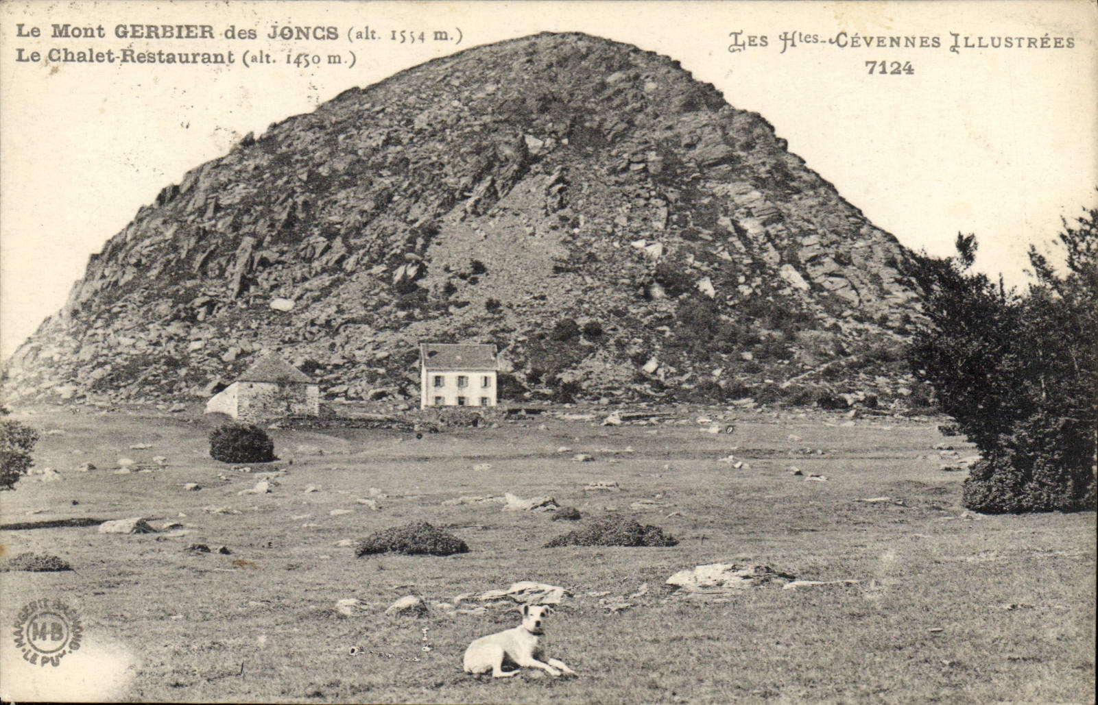 CPA Les Htes Cevennes Illustrees Le Gerbier des Joncs (Alt 1554 m) Le Chalet Resstaurant (alt 1450 m