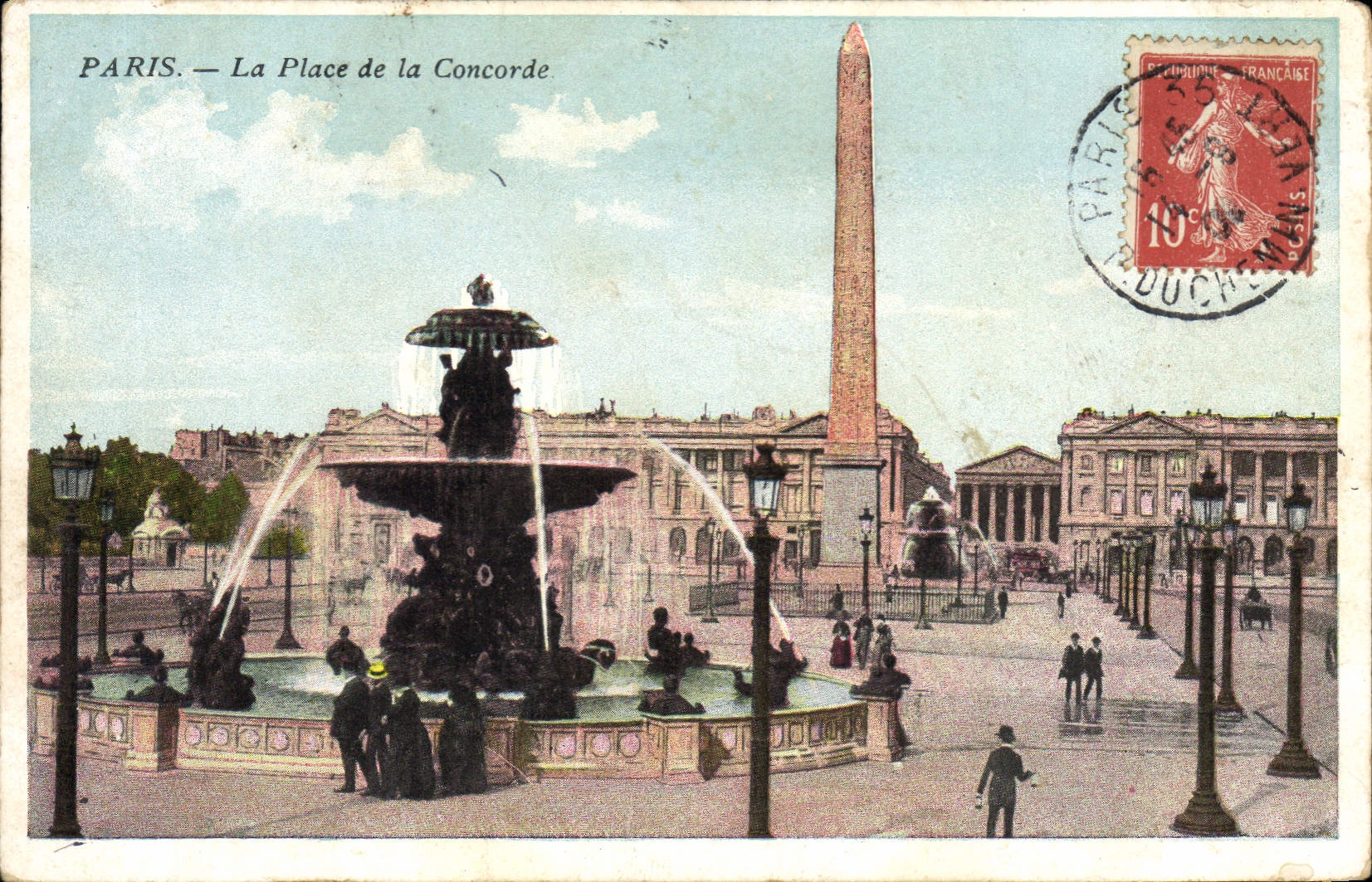 CPA Paris La Place de la Concorde