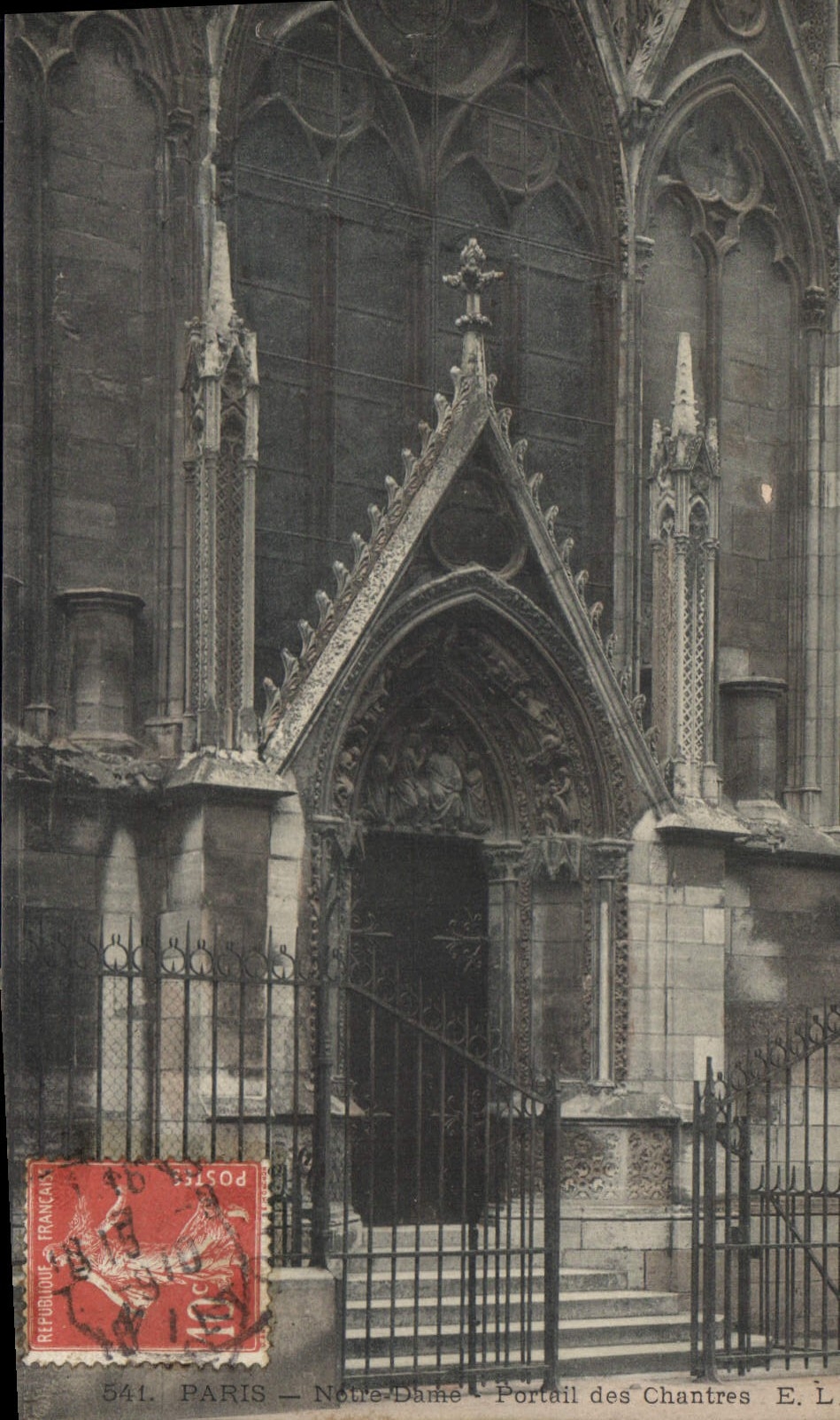 CPA Paris Notre Dame Portail des Chantres