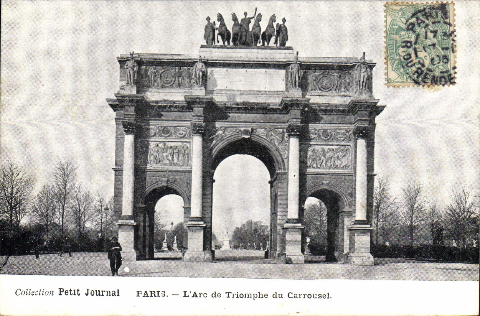 CPA Paris Petit Journal L'Arc de Triomphe du Carrousel