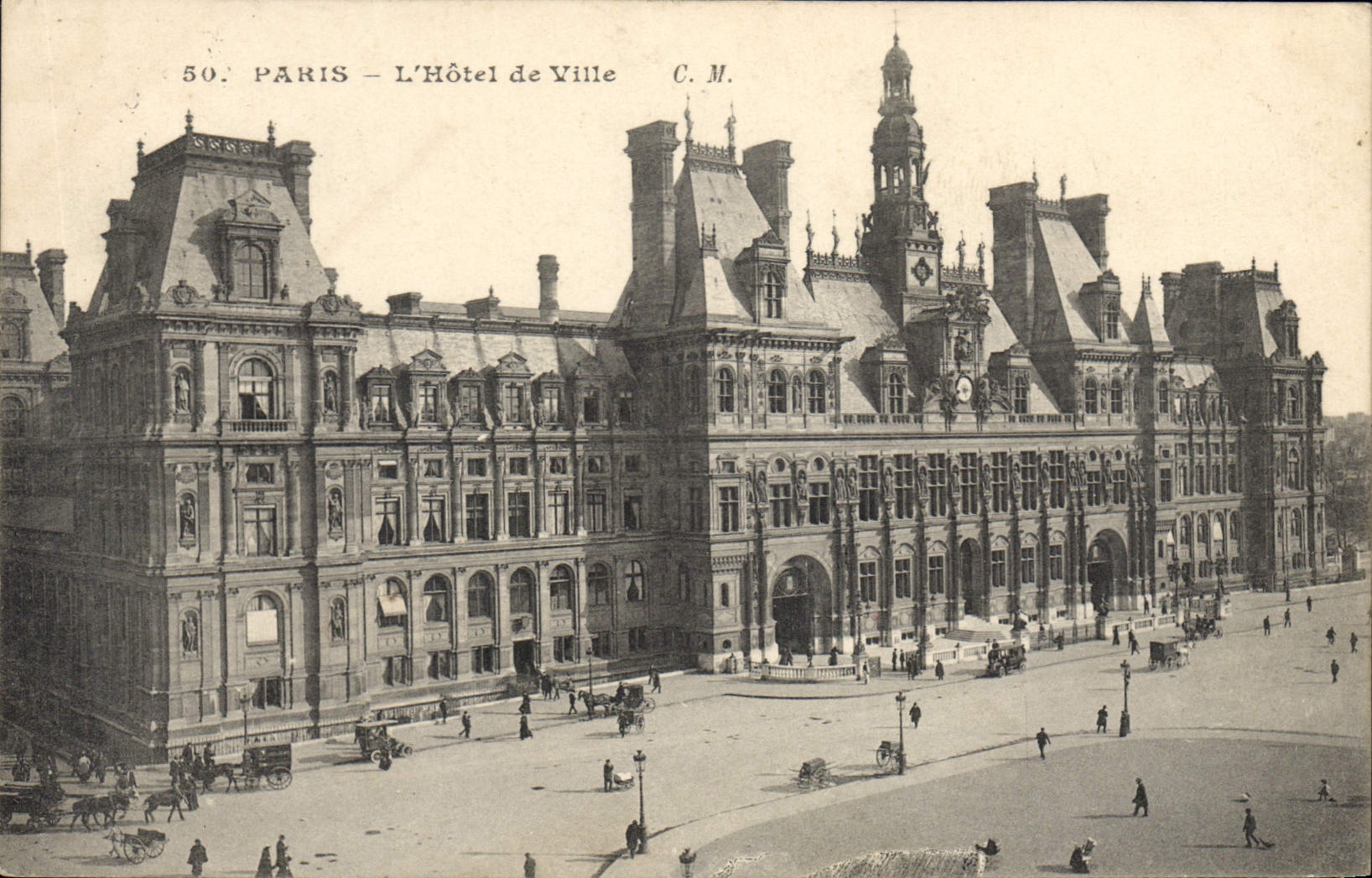 CPA Paris L'Hotel de Ville