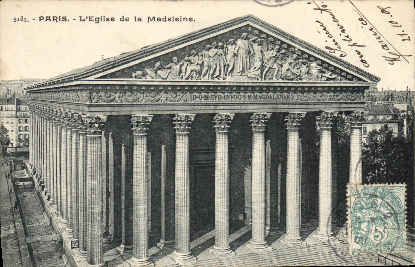 CPA Paris L'Eglise de la Madeleine