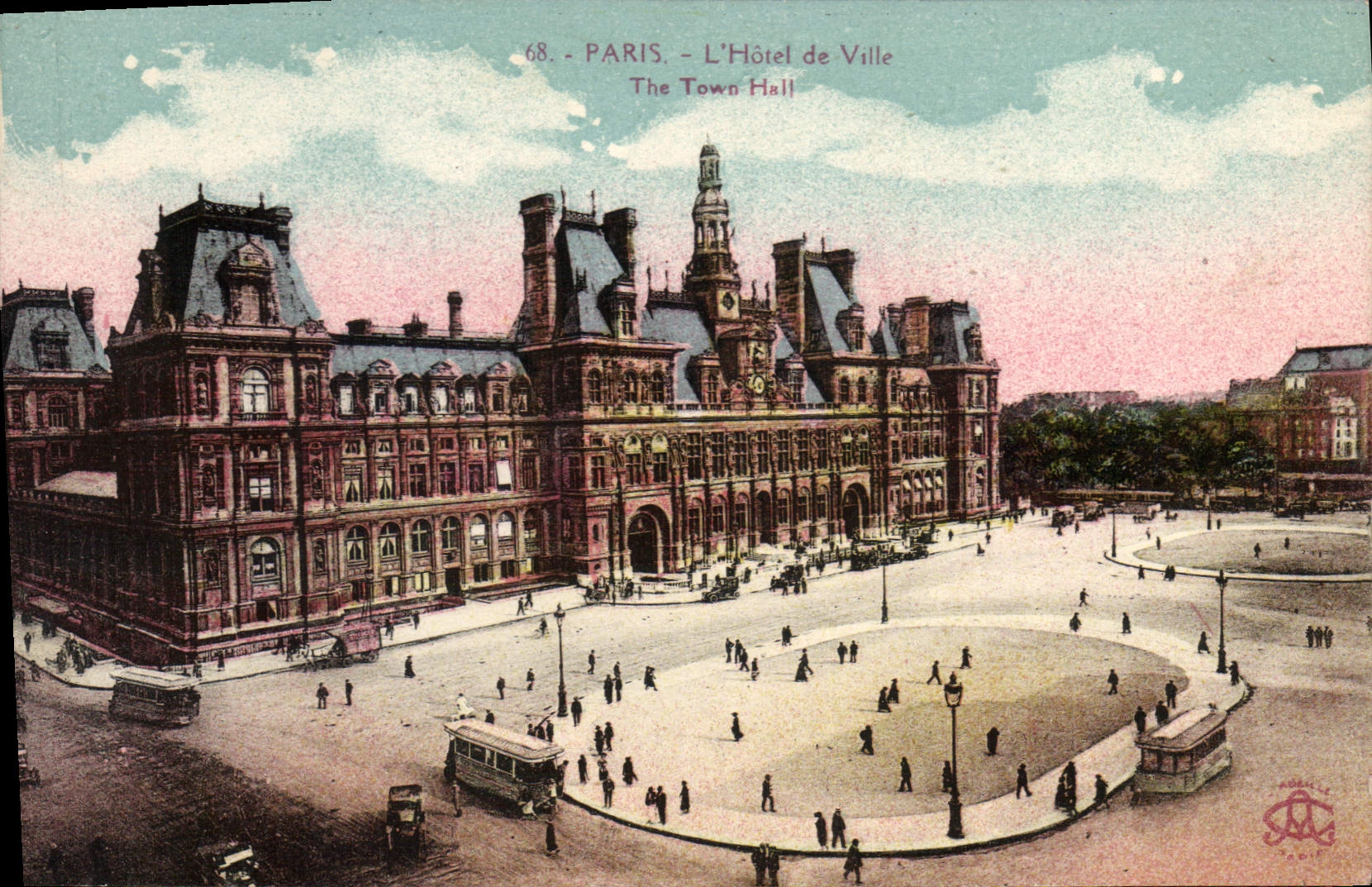 CPA Paris L'Hotel de Ville