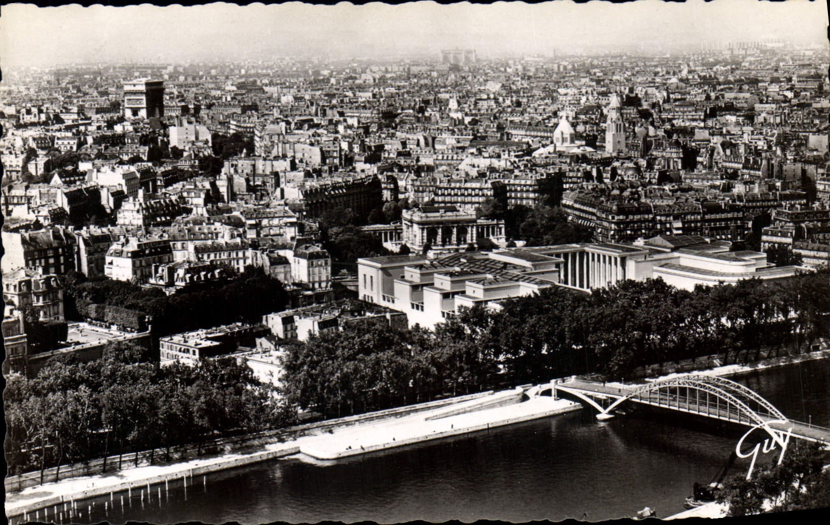 CPA Paris et ses Merveilles Panorama sur Paris Vue prise de la Tour Eiffel
