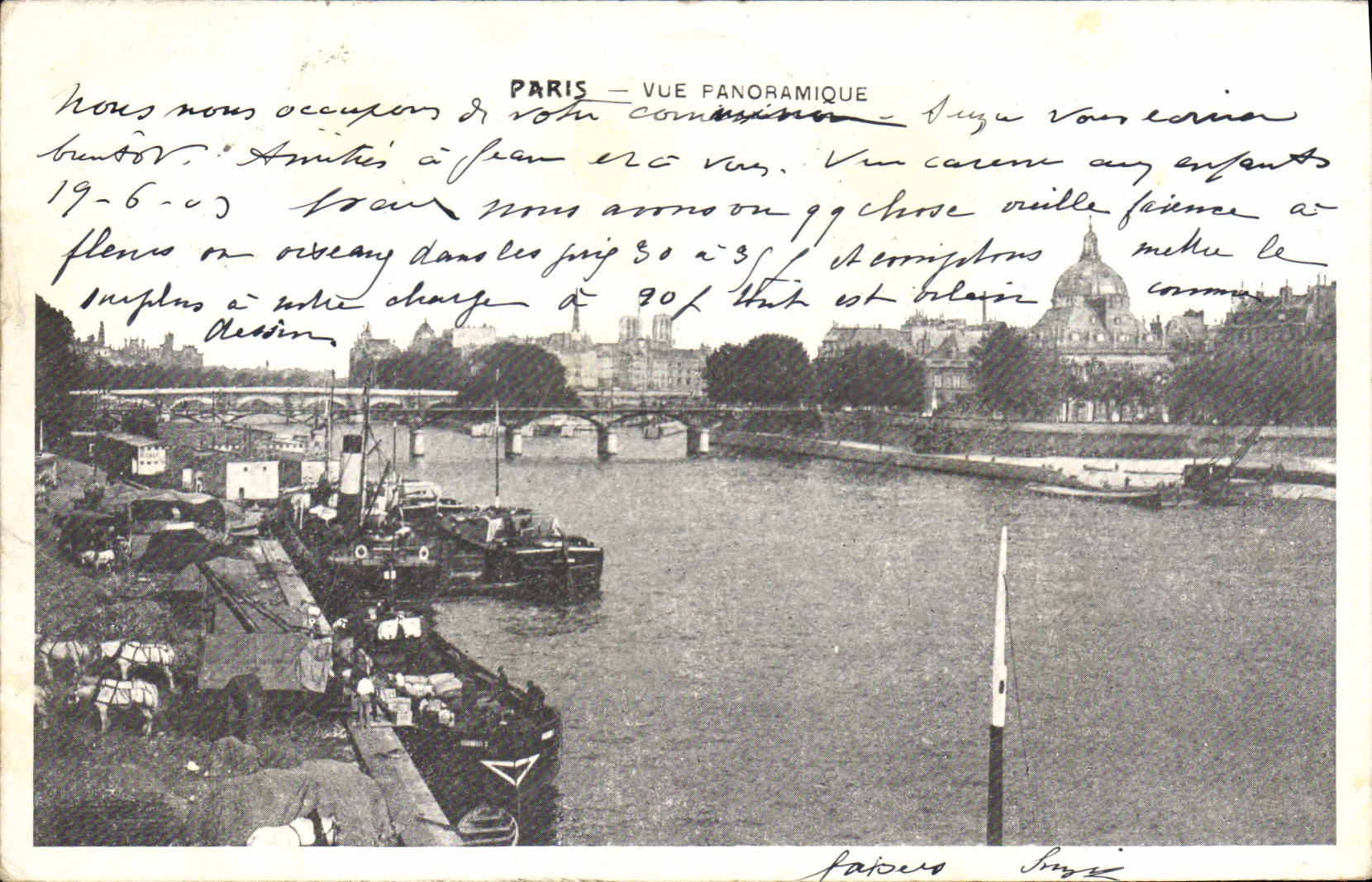CPA Paris Vue Panoramique