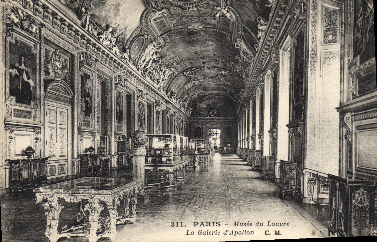 CPA Paris Musee du Louvre La Galerie d'Apollon