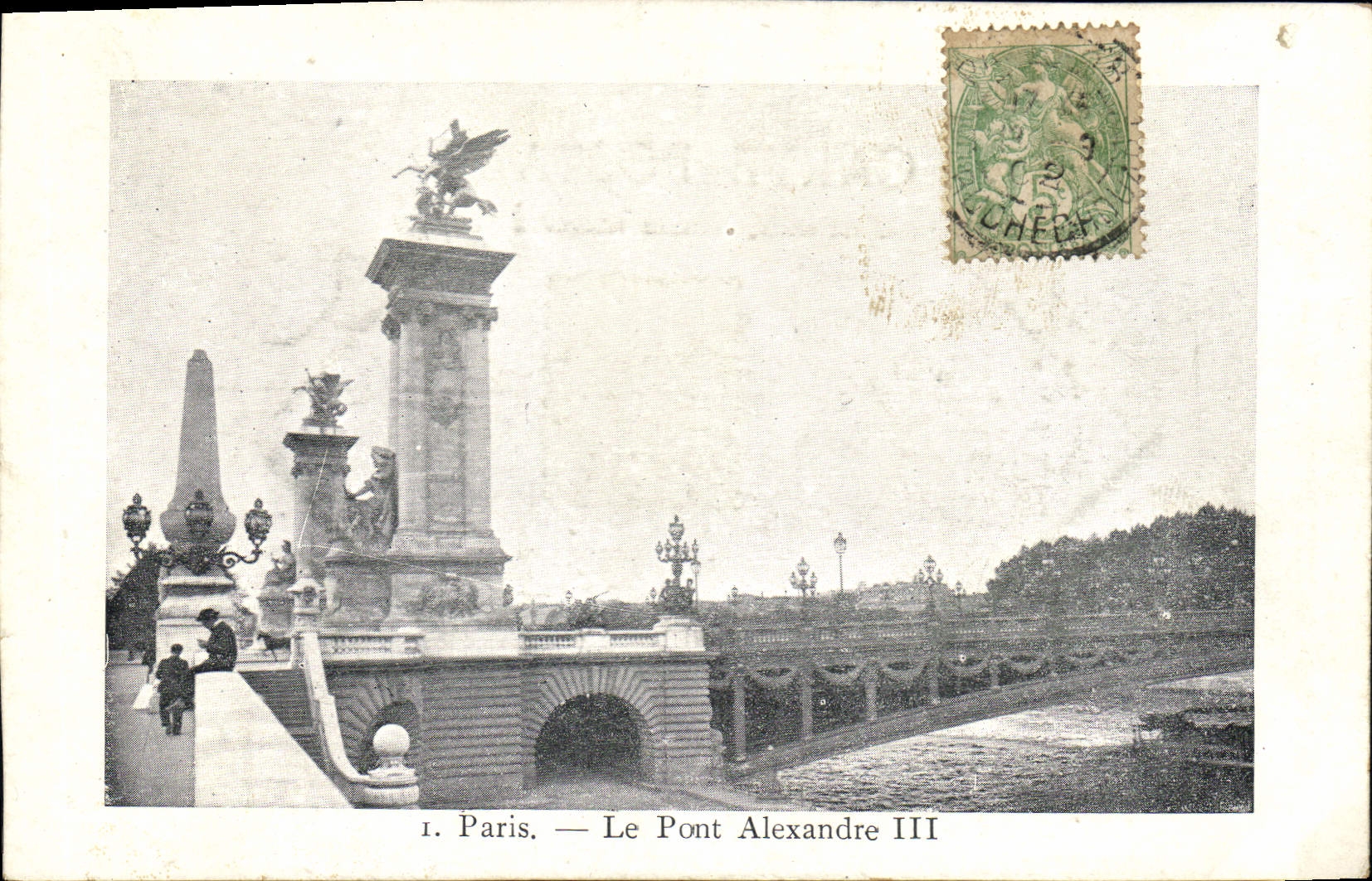 CPA Paris Le Pont Alexandre III