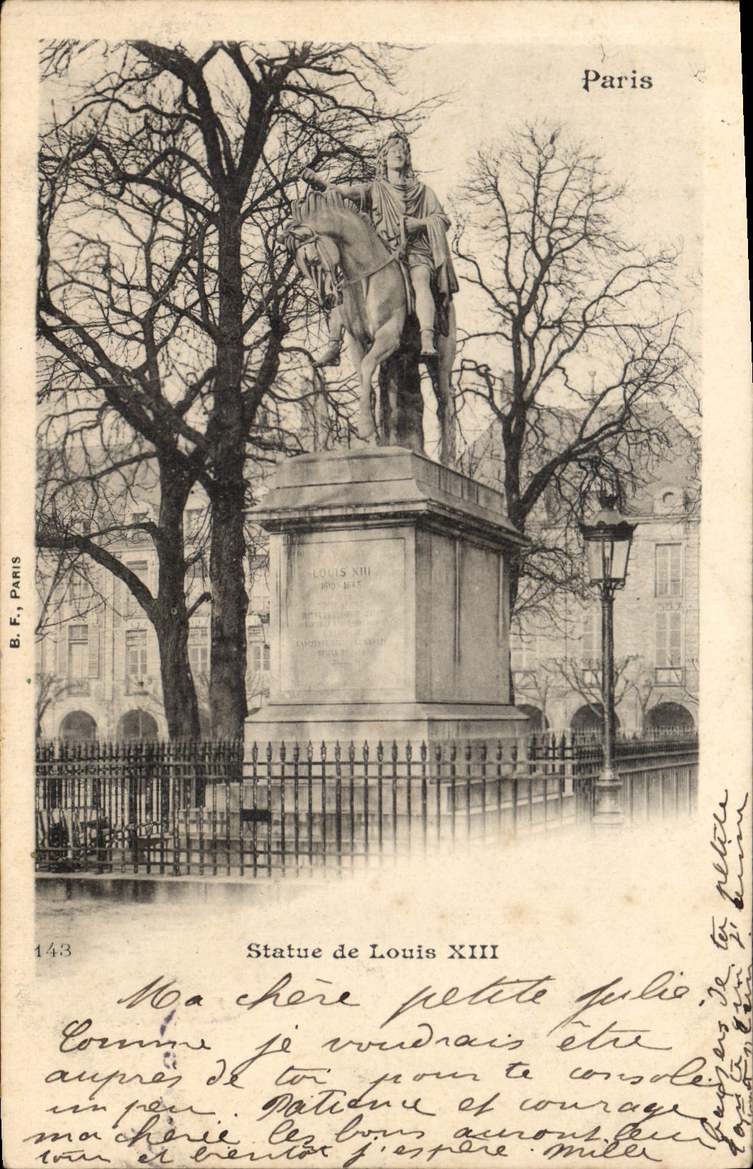 CPA Paris Statue de Louis XIII