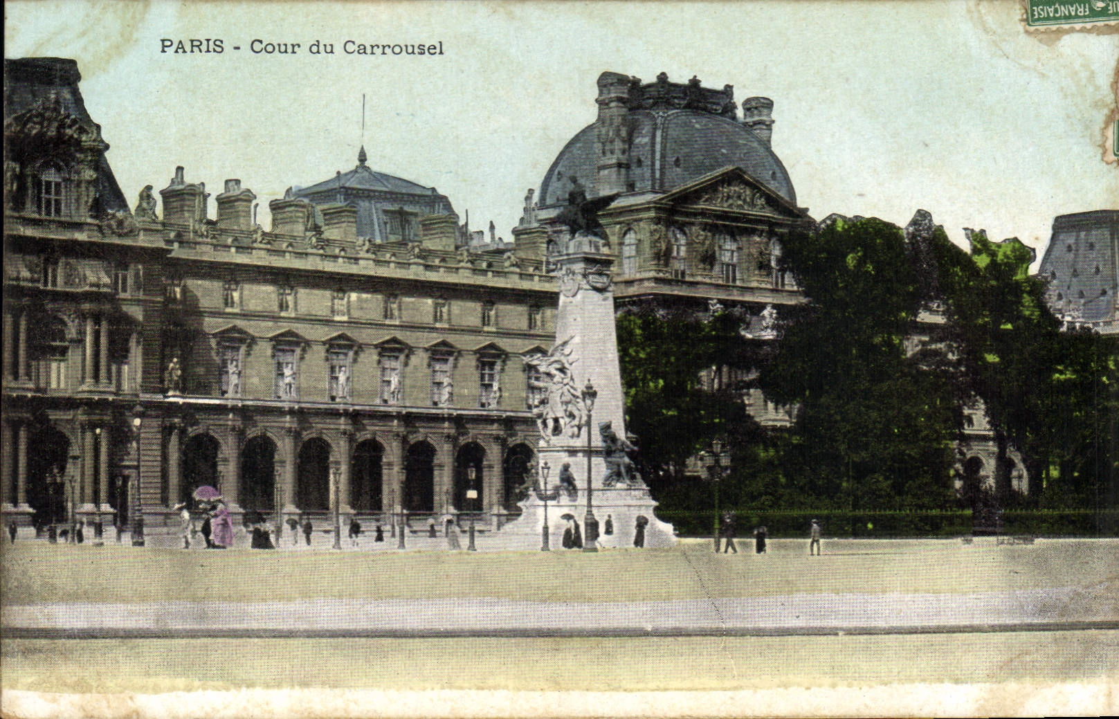 CPA Paris Cour du Carrousel