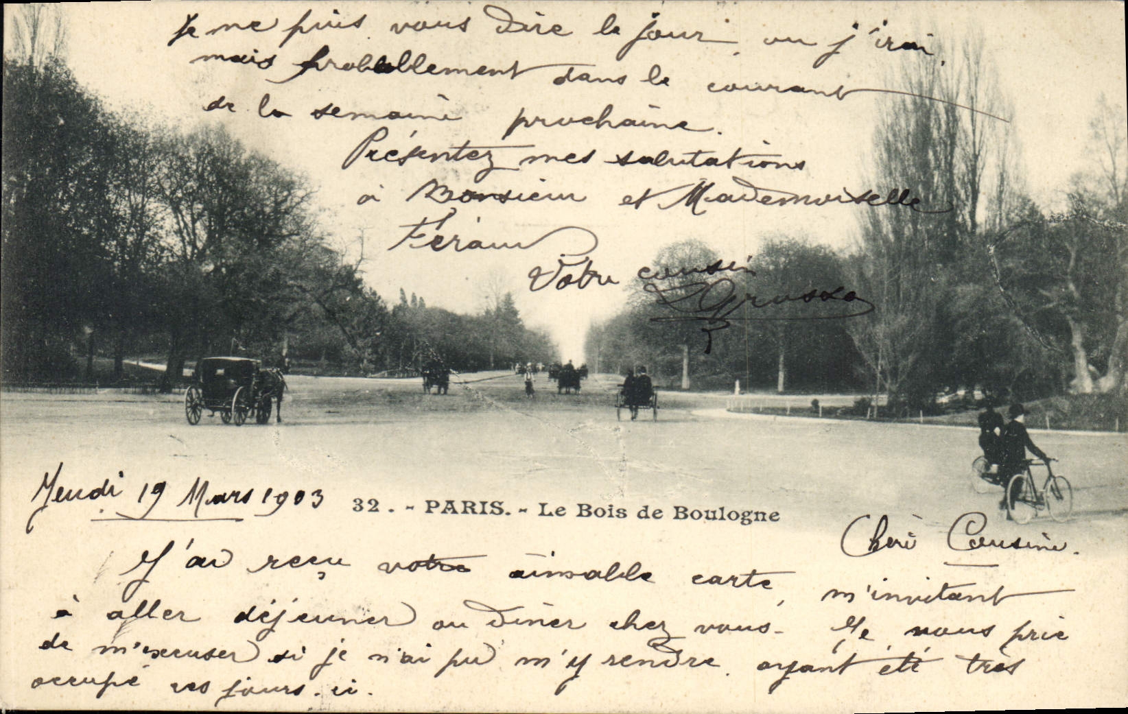 CPA Paris Le Bois de Boulogne
