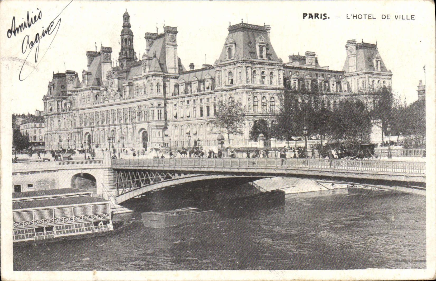 CPA Paris L'Hotel de Ville