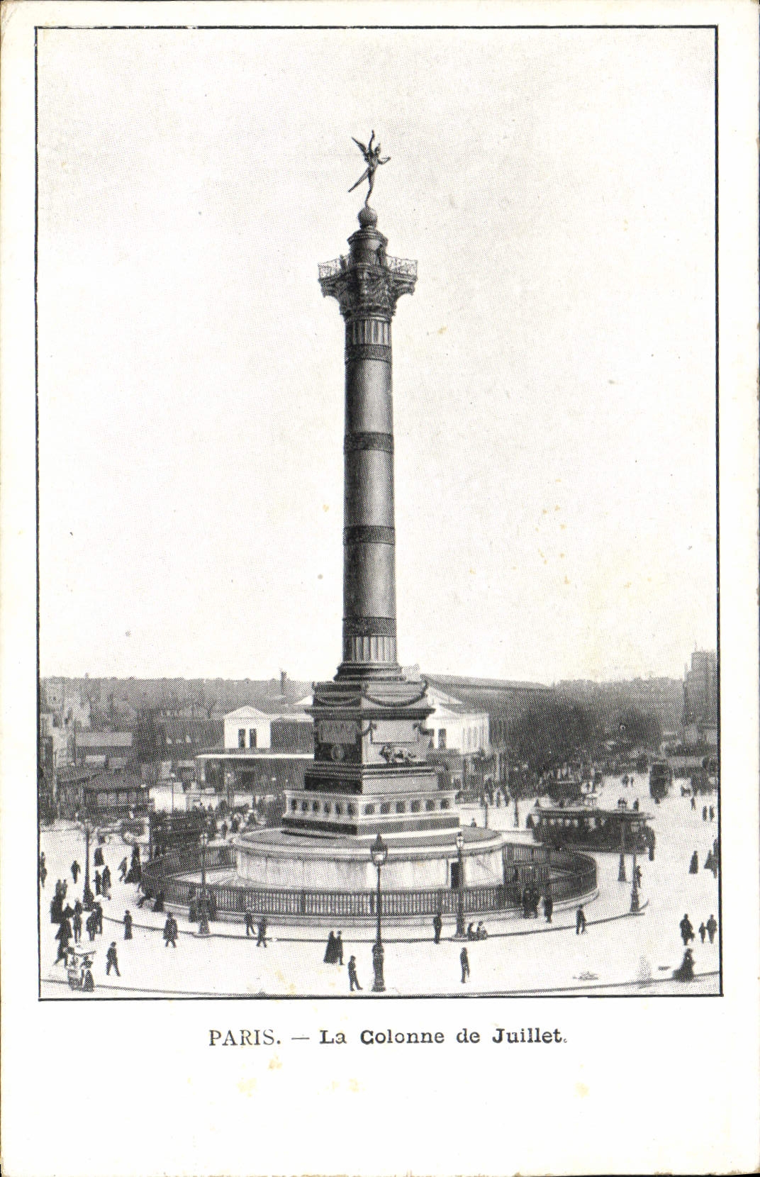 CPA Paris La Colonne de Juillet