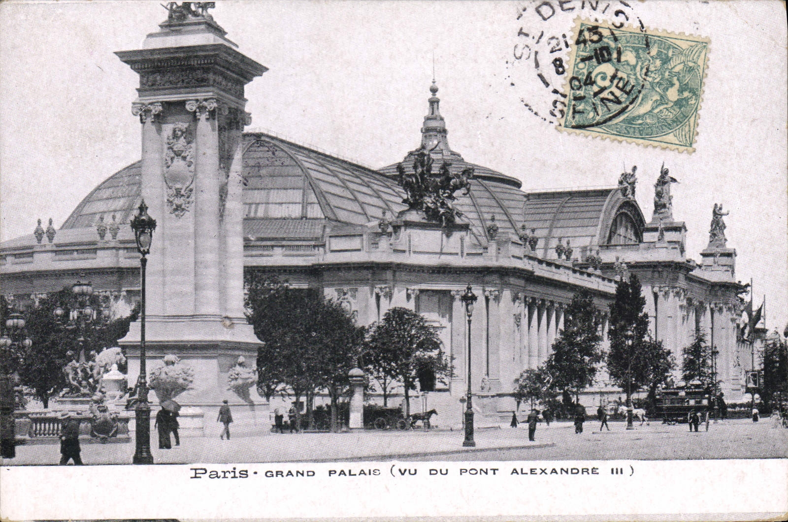 CPA Paris Grand Palais (vu du Pont Alexandre III)